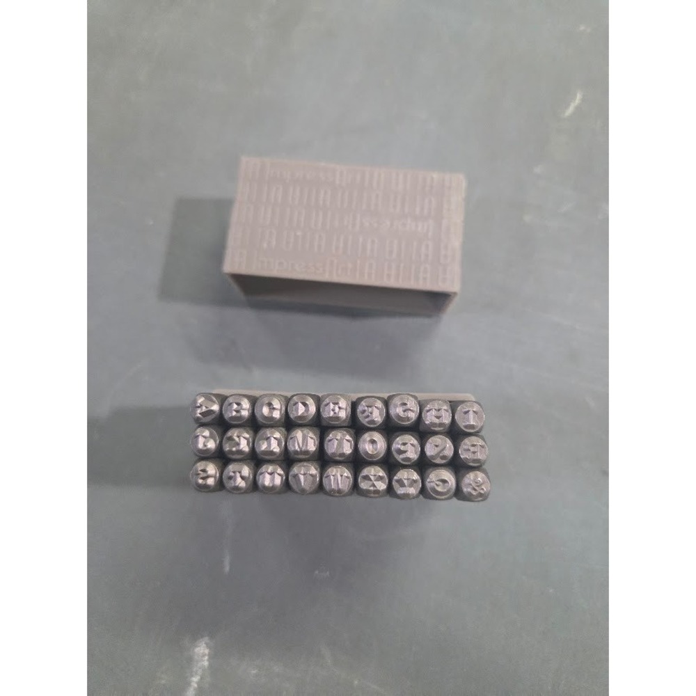 ImpressArt Metal Letter Stamp Set Uppercase Alphabet Jewelry Making Tool